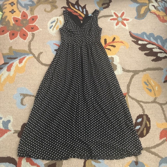 ⭕️Sold⭕️Anthro Clipdot Maxi Dress by Eva Franco - Picture 2 of 3